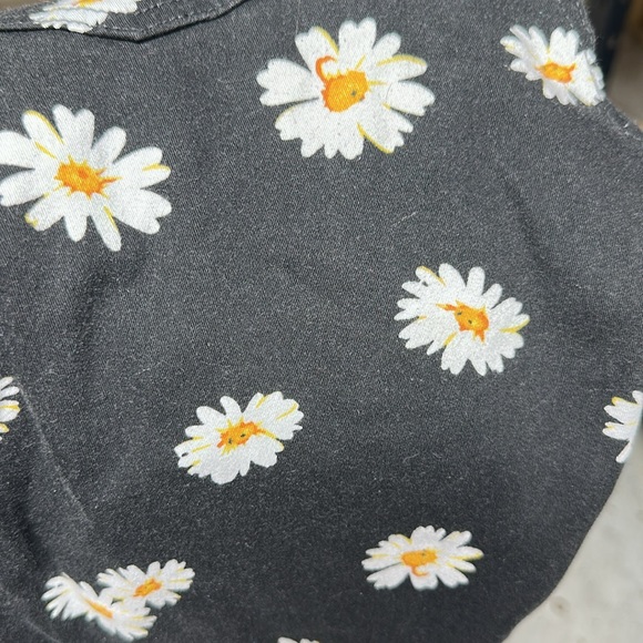 F21 high waisted daisy print pants - Picture 6 of 7